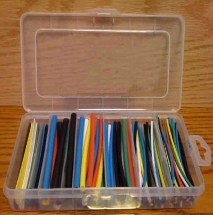Heat Shrink Tubing Kit - 7 Colors in Box
